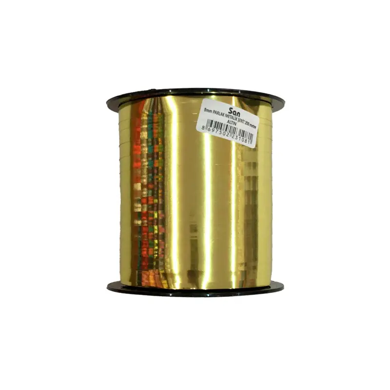 Nedi Rafya ( Rabant ) 8mm x 200 Metre Metalik Altın