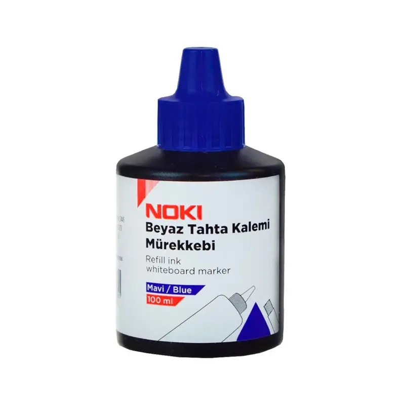 Noki 1663 Beyaz Tahta Kalem Mürekkebi 100 ML Mavi