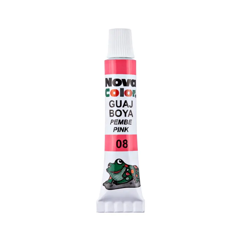 Nova Color Guaj Boya Tüp Pembe 12 Li Kutu