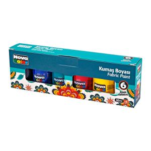 Nova Color Şişe Kumaş Boyası 30 ml 6 Renk