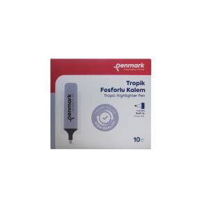 Penmark Tropik Fosforlu Kalem 1-5mm Kesik Uç Gri 10 Lu Kutu