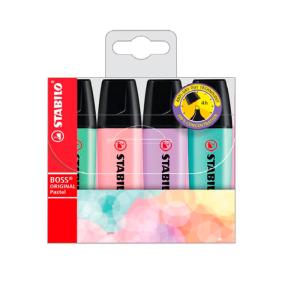 Stabilo 70/4-2 Boss Original Pastel Fosforlu Kalem 4 Renk