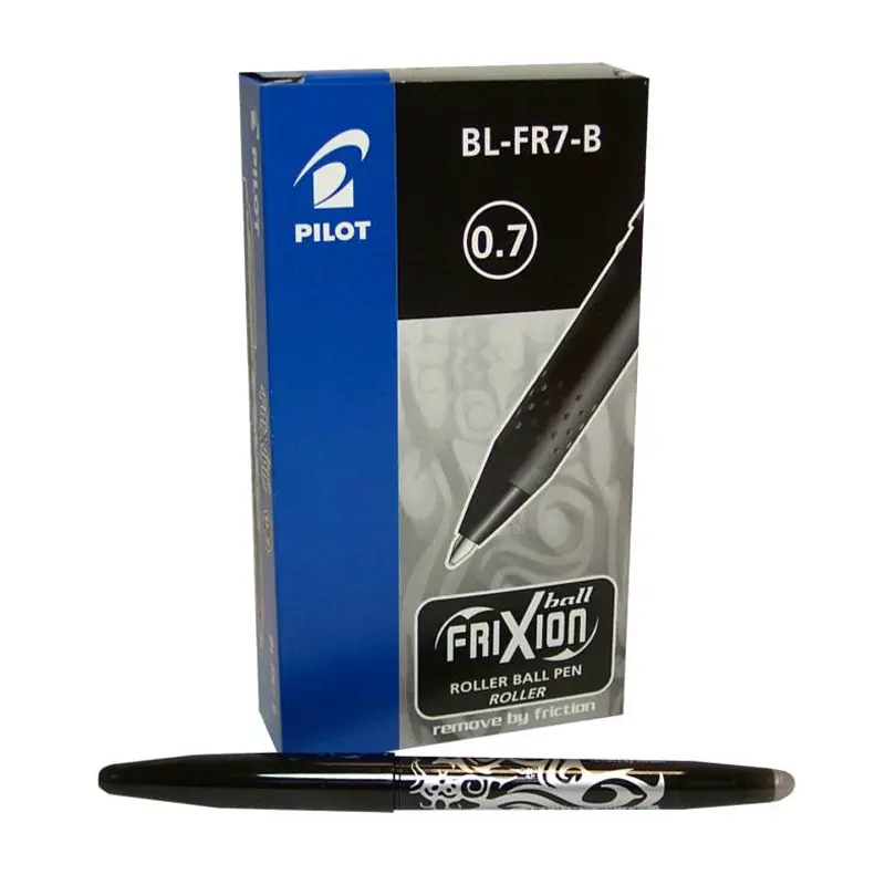 Pilot Frixion Ball Silinebilir Roller Kalem 0.7 mm Siyah 12 Li Kutu
