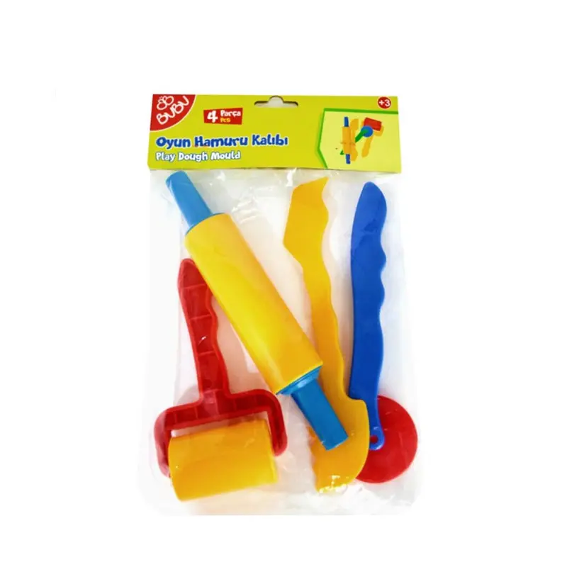Bu-Bu HK0012 Oyun Hamuru Kalıbı 4 Parça