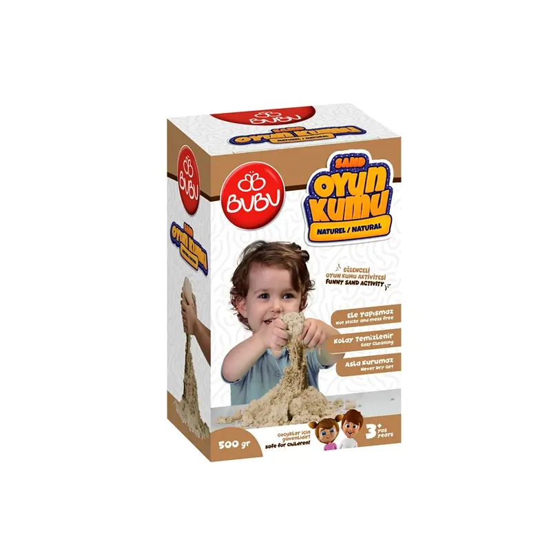 Bu-Bu KU0001 Sand Kinetik Oyun Kumu 500 Gr. Natural