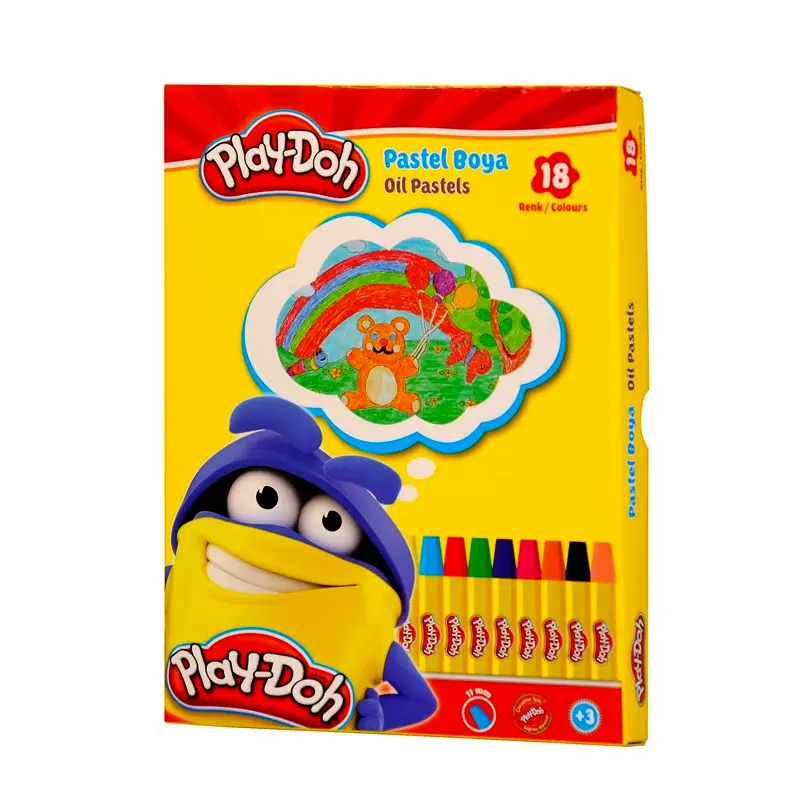 Play-Doh Karton Kutu Pastel Boya 18 Renk