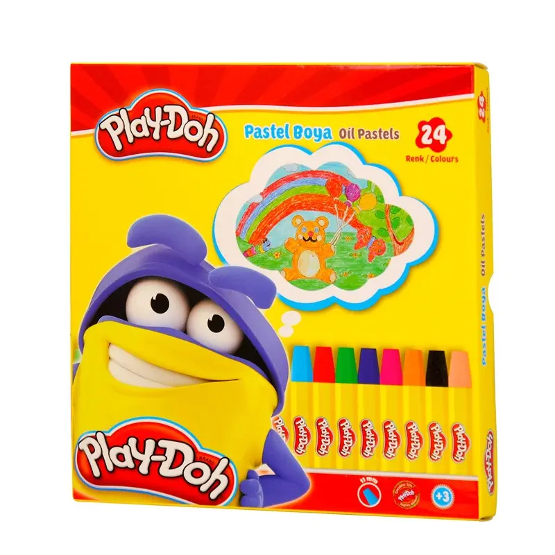 Play-Doh PA004 Pastel Boya 11mm 24 Renk