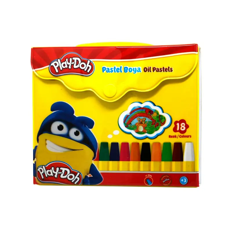 Play-Doh Çantalı Pastel Boya 18 Renk