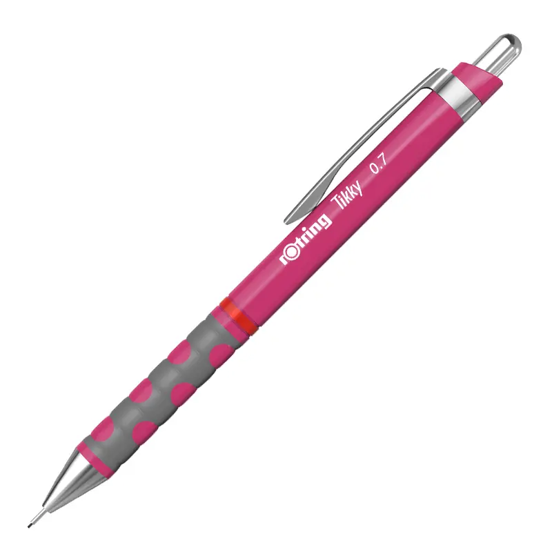 Rotring Tikky RD Versatil Kalem 0.7mm Ahududu Pembe 12 Li Kutu