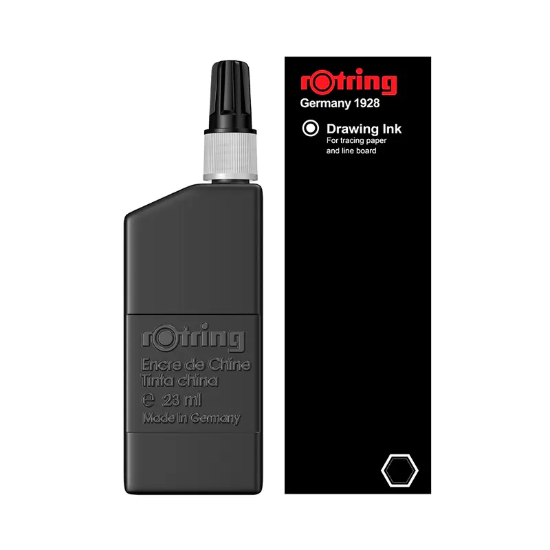 Rotring Rapido Mürekkebi Siyah 23 ML
