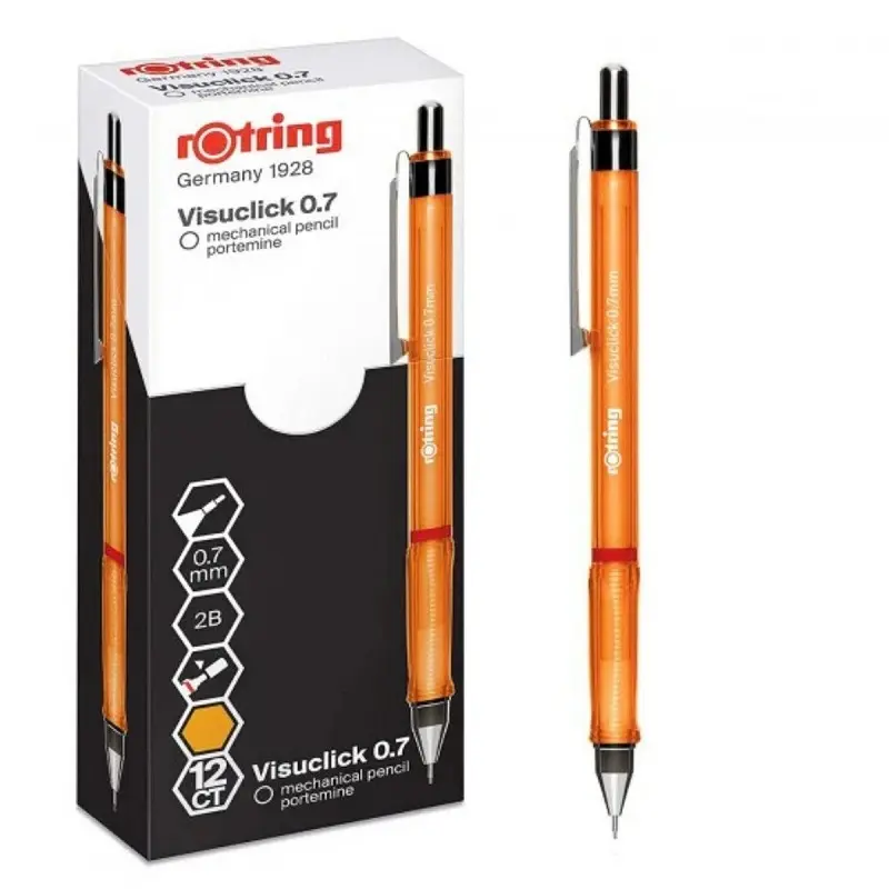 Rotring Visuclick Versatil Kalem 0.7mm Turuncu 12 Li Kutu