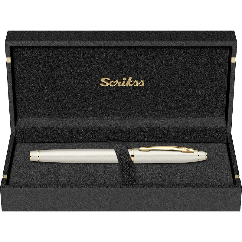 Scrikss 35 Noble Dolmakalem Beyaz Altın