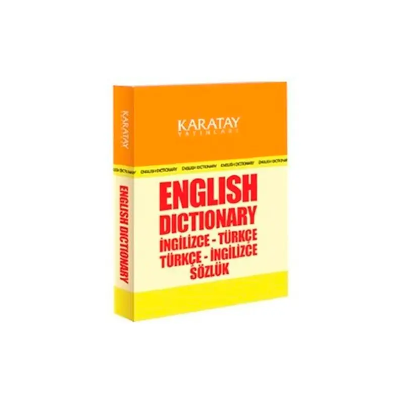 4E Karatay Karton Kapak 1. Hamur İngilizce-Türkçe / Türkçe-İngilizce Sözlük