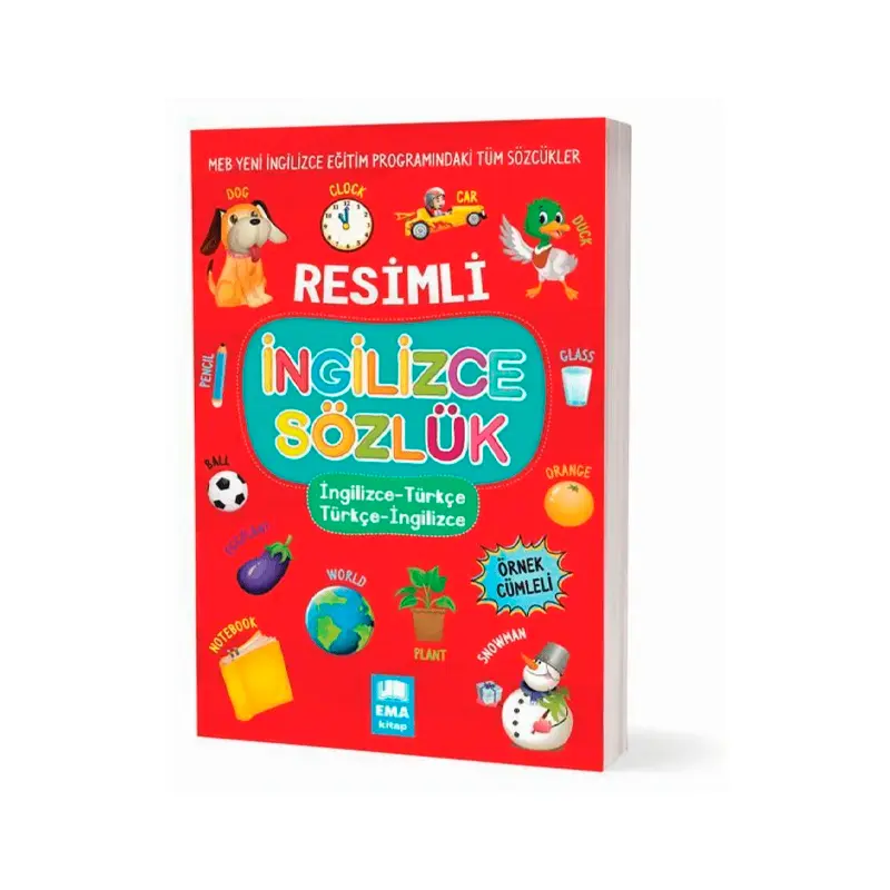4E Ema Kitap Resimli İngilizce-Türkçe / Türkçe-İngilizce Sözlük