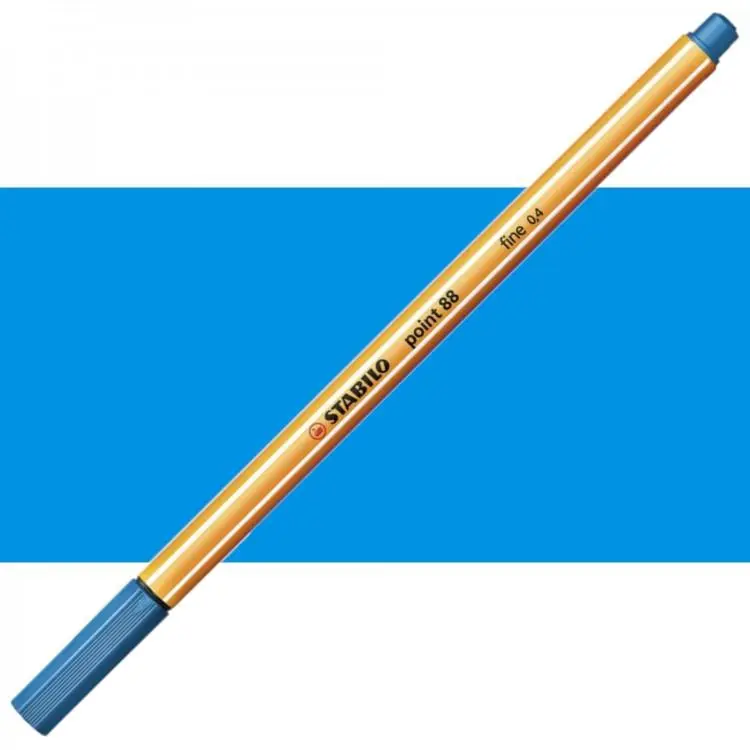 Stabilo Point 88/32 İnce Uçlu Keçeli Kalem 0.4mm Koyu Mavi 10 Lu Kutu