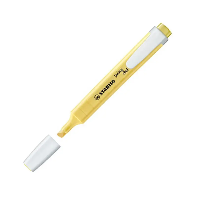 Stabilo 275/144-8 Swing Cool Fosforlu Kalem Pastel Sarı 10 Lu Kutu