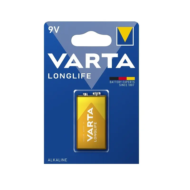 Varta Longlife Extra Ekonomik Alkalin Seri 9 Volt Pil