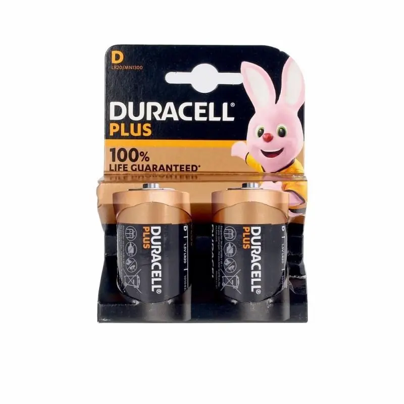Duracell Plus LR20 D Büyük Boy Pil 2 Li Kartela