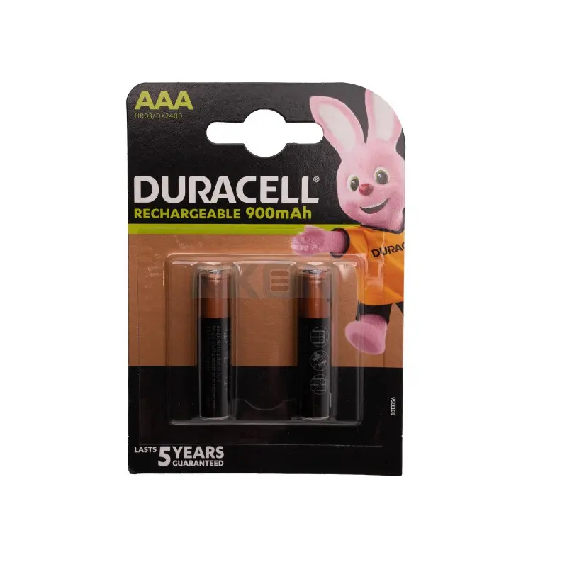 Duracell HR03 Şarj Edilebilir Pil 2 Li Kartela AAA 900 mAH