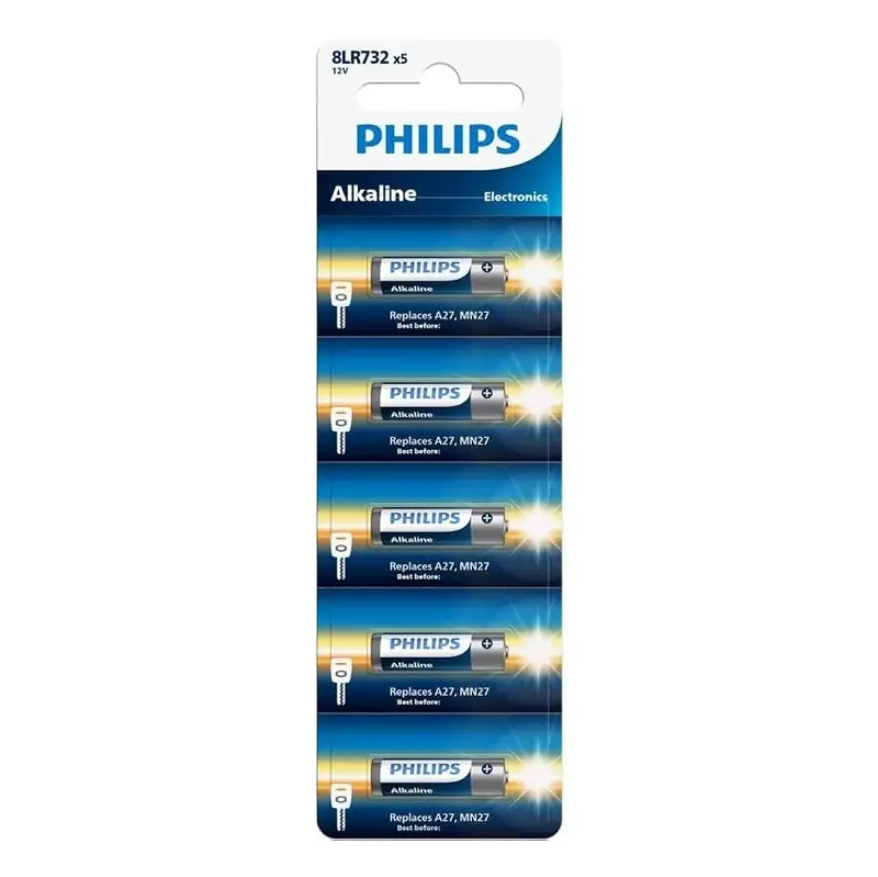 Philips LR27A Alkalin Pil 12 Volt 5 Li Blister