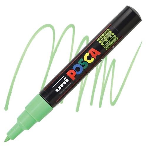 Uni-Ball Posca PC-1M 0.7mm Su Bazlı Poster Markörü Açık Yeşil 6 Lı Kutu
