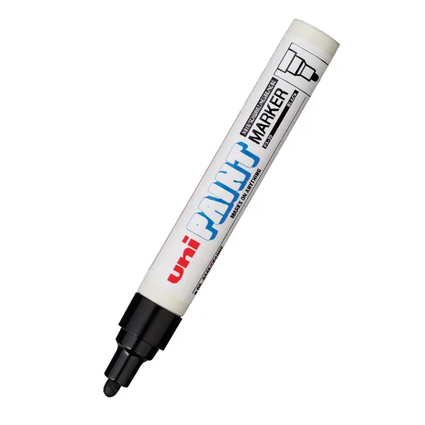 Uni-Ball Paint Marker 2.2 - 2.8 mm Boyama Markörü Siyah 12 Li Kutu