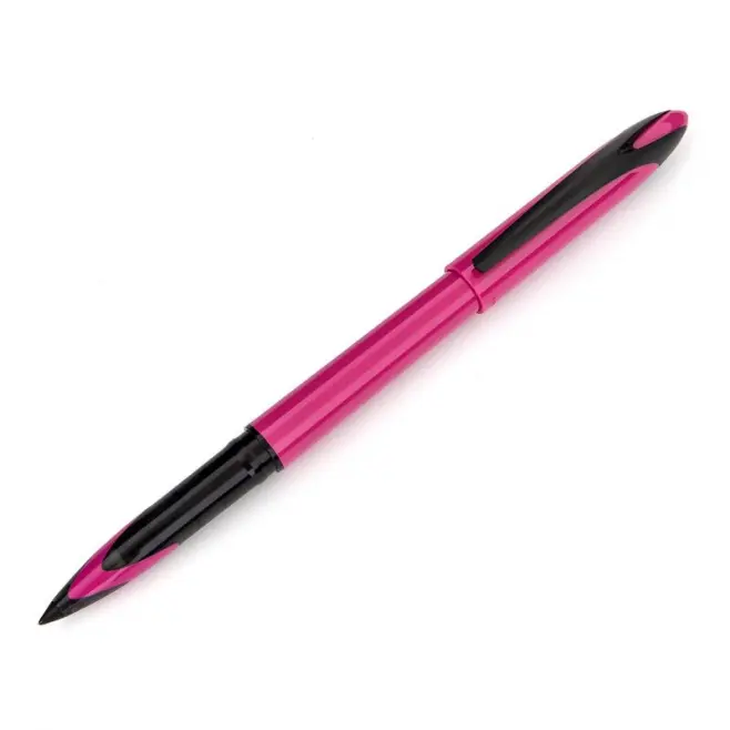 Uni-Ball Air UBA-188EL-M 0.5 mm Roller Kalem Dış Pembe Yazı Rengi Mavi 12 Li Kutu