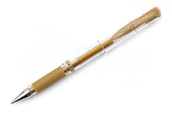 Uni-Ball Signo Broad UM-153 1.0 mm Davetiye Kalemi Altın 12 Li Kutu