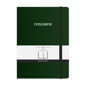 Victoria's Journals Nota Bene Premium Sert Kapak Defter 14.8x21cm 100gr. 192 Sayfa Çizgili Yeşil