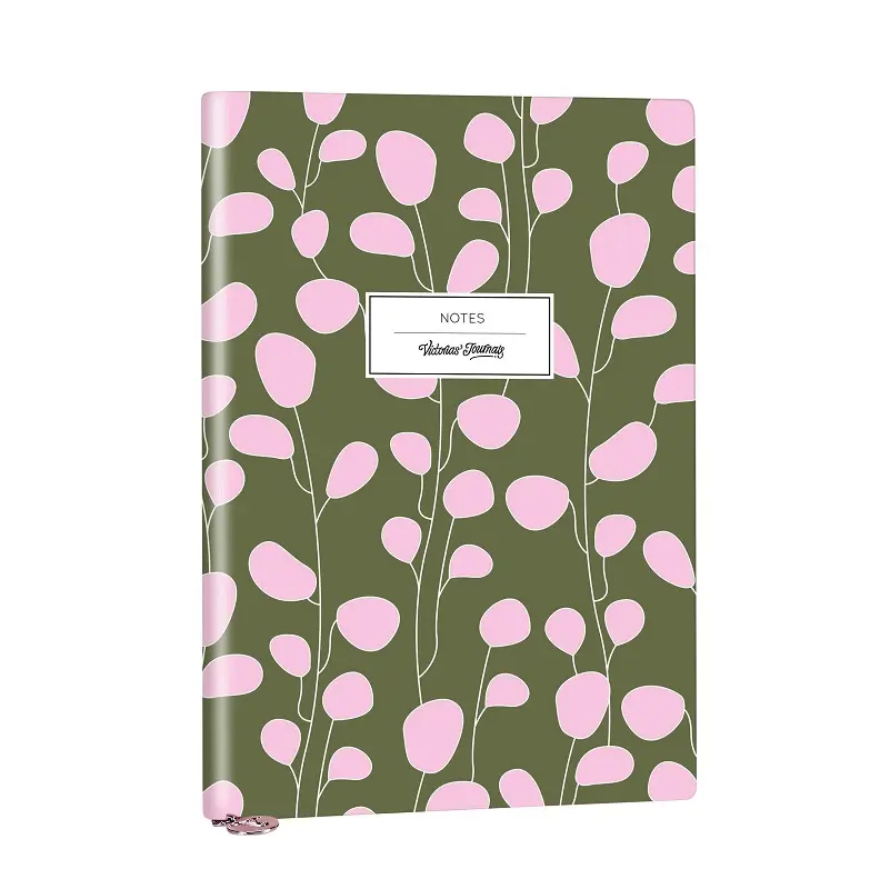 Victoria's Journals Smyth Art Desenli Esnek Kapak Çizgili Defter 80gr. 14.8x21cm 96 Yaprak