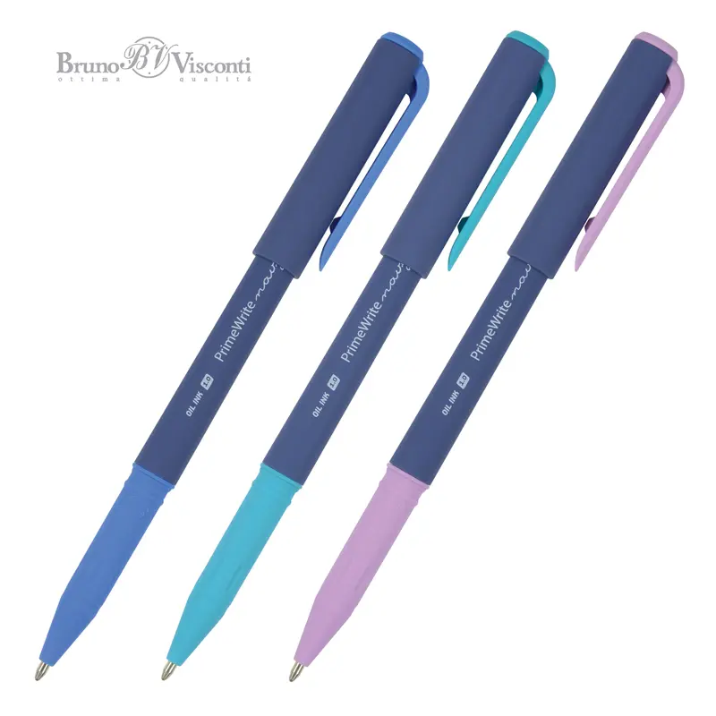 Bruno Visconti PrimeWrite Navy Basic Tükenmez Kalem 1.0mm Mavi x 24 Lü Kutu