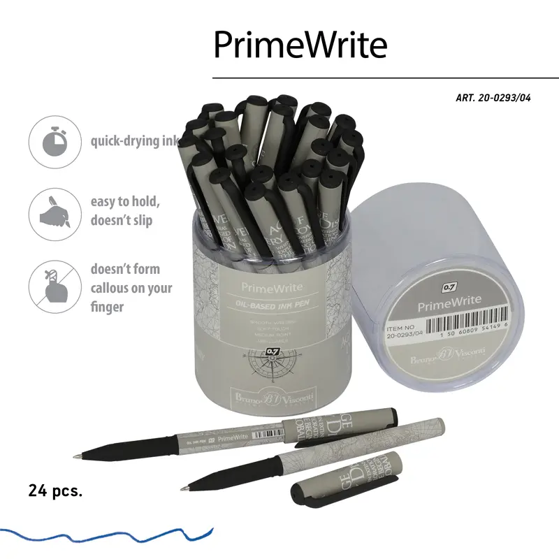 Bruno Visconti PrimeWrite Futbol Age of Discovery Atlas Tükenmez Kalem 0.7 mm Mavi x 24 Lü Kutu