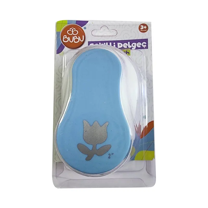 Bu-Bu Şekilli Delgeç 2 Inch Lale Desen