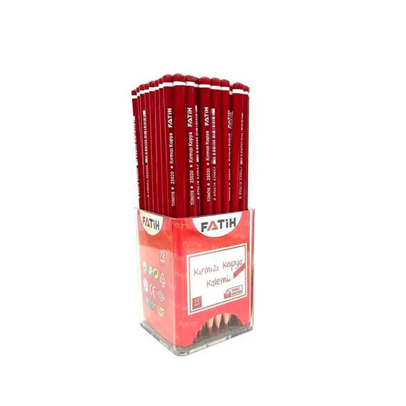 Fatih Kırmızı Kopya Kalemi x 72 Li Paket