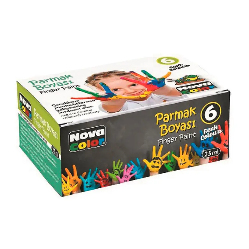 Nova Color NC-138 Parmak Boyası 25cc x 6 Renk
