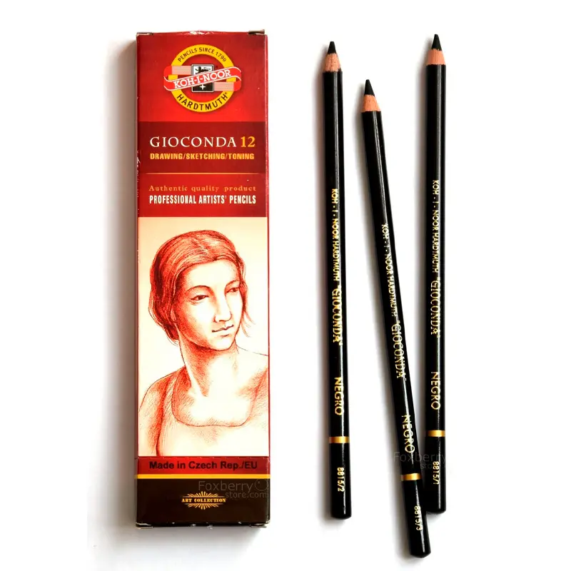 Südor Koh-i-Noor 8811 Gioconda Siyah Kömür Füzen Kurşun Kalemi x 12 Li Kutu