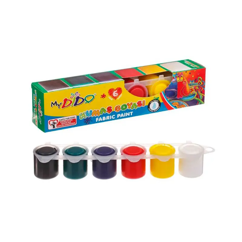 Südor My Dido Kumaş Boya 6 Renk x 22 ML Takım Pet