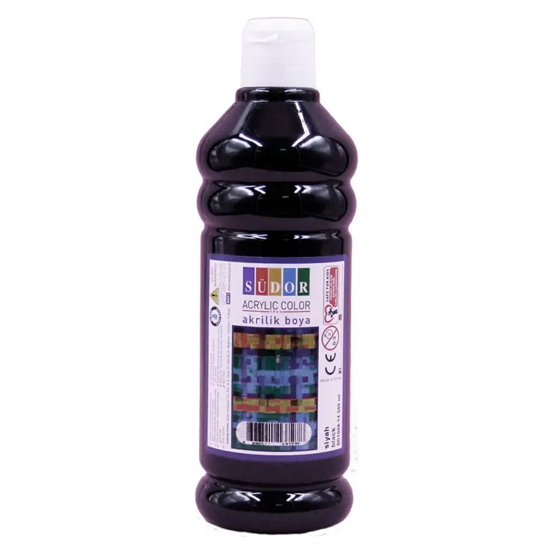 Südor SD1009 Akrilik Boya 500 ML Siyah