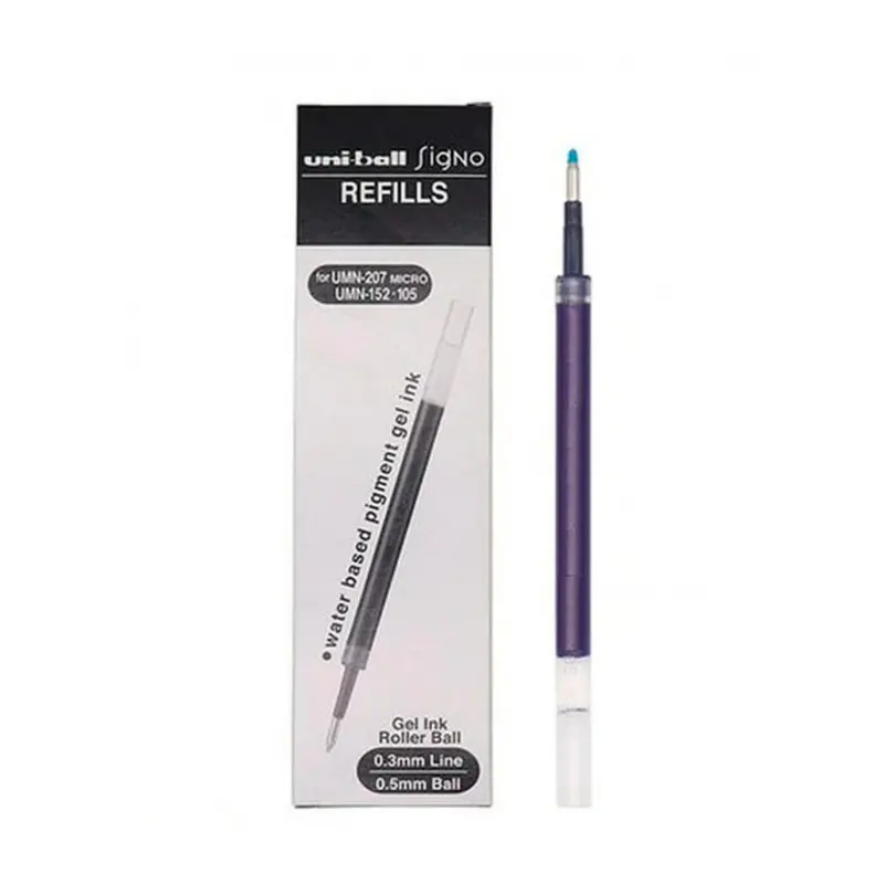Uniball Signo 207 micro 0.5 Jel Kalem Yedeği Mavi x 12 Li Kutu