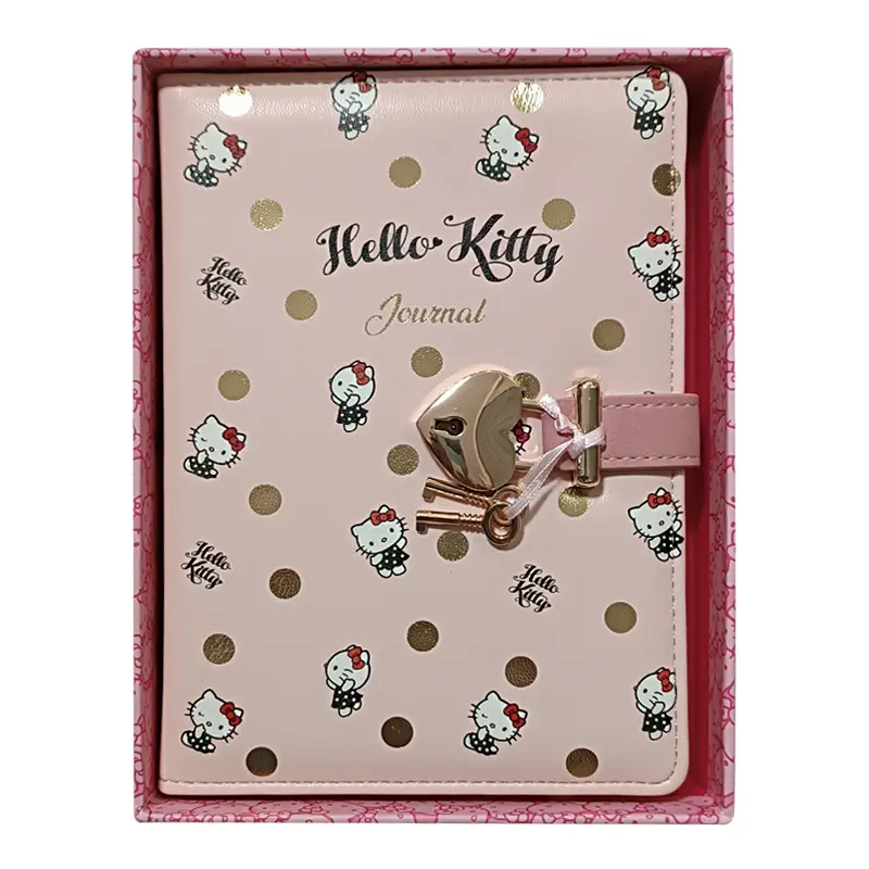 Victoria Journals 1915 Hello Kitty 80 Gr. 160 Yaprak Kilitli Çizgili Defter