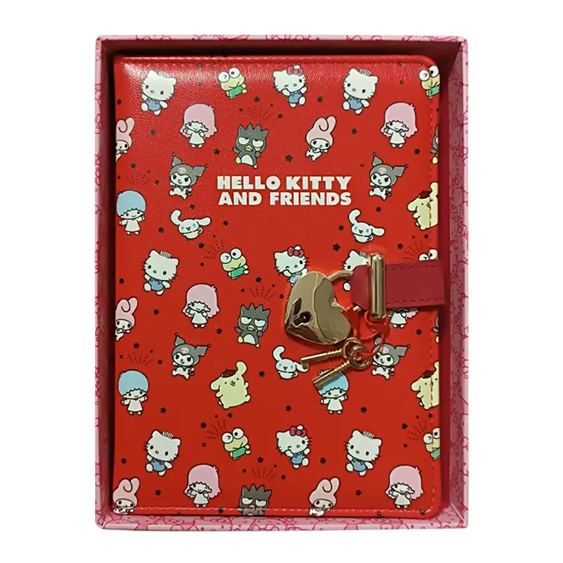 Victoria Journals 1917 Hello Kitty 80 Gr. 160 Yaprak Kilitli Çizgili Defter