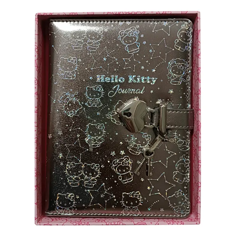 Victoria Journals 1919 Hello Kitty 80 Gr. 160 Yaprak Kilitli Çizgili Defter