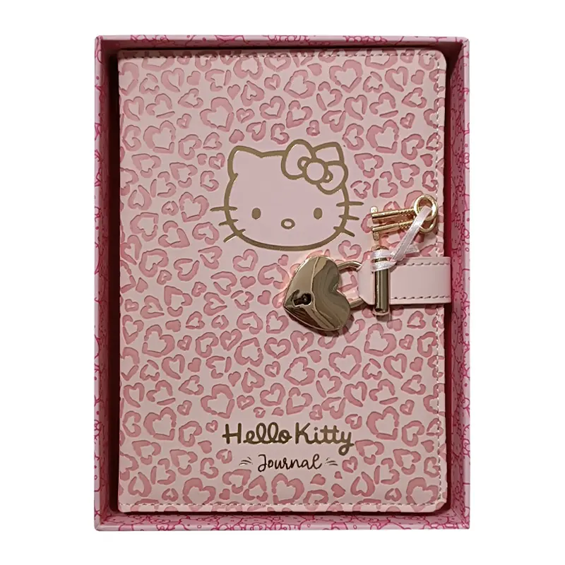 Victoria Journals 1921 Hello Kitty 80 Gr. 160 Yaprak Kilitli Çizgili Defter